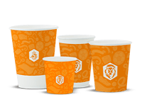 koffiebekers oranje